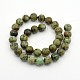 Round Natural African Turquoise(Jasper) Bead Strands US-G-D626-8mm-2