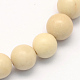 Natural Fossil Round Beads Strands US-G-S171-8mm-1