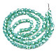 Electroplate Glass Beads Strands US-EGLA-N002-13-A07-2