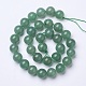 Natural Green Aventurine Beads Strands US-G-D855-09-6mm-2
