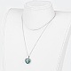 Natural & Synthetic Gemstone Pendant Necklaces US-NJEW-JN02162-4