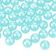 6mm About 400Pcs Glass Pearl Beads Light Cyan Tiny Satin Luster Loose Round Beads in One Box for Jewelry Making US-HY-PH0001-6mm-034-2