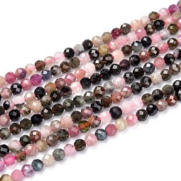 Natural Tourmaline Beads Strands US-G-F460-51