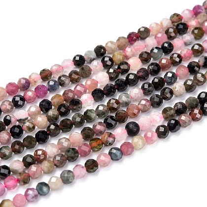 Natural Tourmaline Beads Strands US-G-F460-51-1