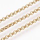 Ion Plating(IP) Handmade 304 Stainless Steel Rolo Chains US-STAS-P200-24G-1