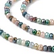 Electroplate Glass Beads Strands US-EGLA-I015-04B-3