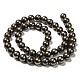 Natural Pyrite Beads Strands US-G-L031-8mm-01-3