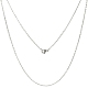 Women Stainless Steel Cross Round Link Necklace Making US-X-NJEW-507L-7-1