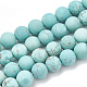 Natural Magnesite Beads Strands US-G-T106-184-1-1