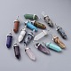 Natural & Synthetic Mixed Stone Pointed Pendants US-G-F061-M-1