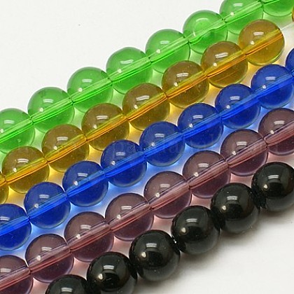 Glass Beads Strands US-GR4mm-1