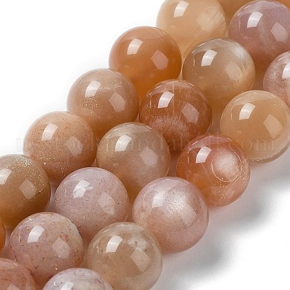 Natural Sunstone Beads Strands US-G-N327-01A-03-1