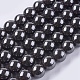 Magnetic Synthetic Hematite Beads Strands US-G-Q893-10mm-1