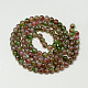 Baking Painted Glass Beads Strands US-DGLA-Q023-6mm-DB73-2
