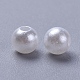 White Chunky Imitation Loose Acrylic Round Spacer Pearl Beads for Kids Jewelry US-X-PACR-5D-1-3