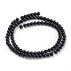 Round Natural Black Onyx Beads Strands US-G-S119-4mm-2