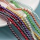 Glass Pearl Beads Strands US-HYC001-2