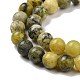 Natural Yellow Turquoise(Jasper) Beads Strands US-G-Q462-6mm-22-7