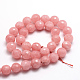 Dyed Natural White Jade Round Beads Strands US-G-E313-10mm-04-2