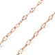 Ion Plating(IP) 304 Stainless Steel Textured Dapped Chains US-CHS-D004-02RG-2