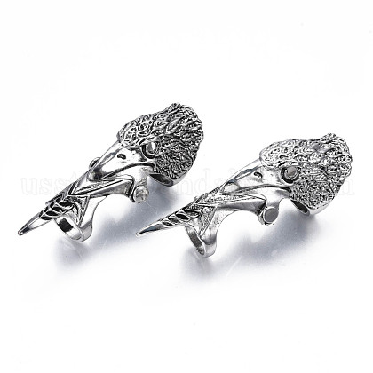 Eagle Armour Alloy Full Finger Ring US-RJEW-T009-24AS-1