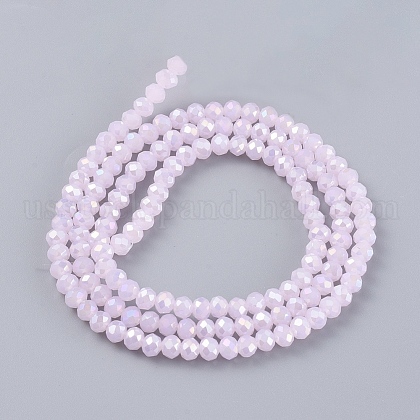Electroplate Glass Beads Strands&nbsp;US-EGLA-A034-P2mm-B12-2