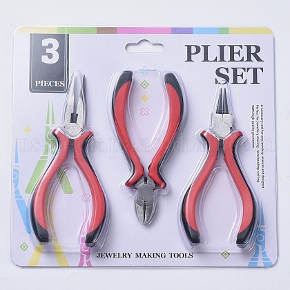 Iron Jewelry Tool Sets: Round Nose Pliers US-PT-R009-03-1