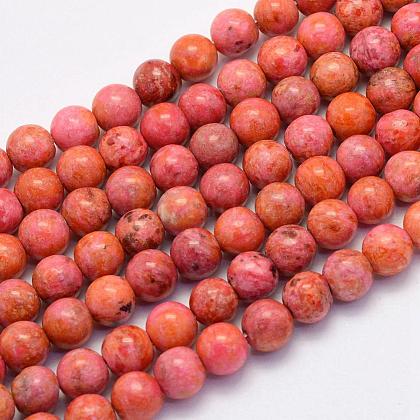 Natural Crazy Agate Beads Strands US-G-G707-8mm-A11-1