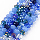 Electroplate Glass Beads Strands US-EGLA-S194-18A-1