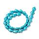 Dyed Synthetic Turquoise Beads Strands US-G-M152-10-A-1