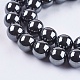 Non-Magnetic Synthetic Hematite Beads Strands US-G-H1624-12mm-1-3