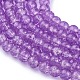 Plum Crackle Glass Round Beads Strands US-X-CCG-Q002-8mm-04-3