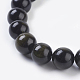 Natural Golden Sheen Obsidian Beads Strands US-G-C076-10mm-5-3