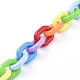 Handmade Acrylic Cable Chains US-AJEW-JB00538-1
