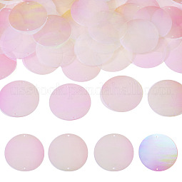 150Pcs Rainbow Iridescent PVC Paillette/Sequin Links US-FIND-TA0008-10F