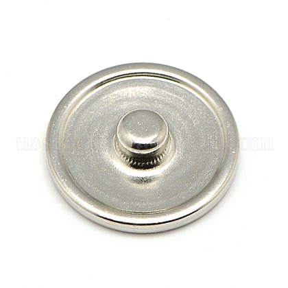 Brass Snap Button Cabochon Settings US-MAK-A005-13P2-NR-1