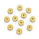 Iron Rhinestone Spacer Beads US-RB-A010-10MM-G-2