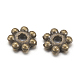 Tibetan Style Alloy Daisy Spacer Beads US-X-MLF1022Y-NF-2