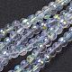 13 inch AB Color Plated Round Glass Beads US-GR6mmC28-AB-1