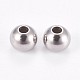 304 Stainless Steel Smooth Round Beads US-STAS-M006-01A-2