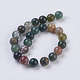 Natural Indian Agate Beads Strands US-G-G515-8mm-05-2