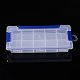 15 Compartments Rectangle Plastic Bead Storage Containers US-CON-A001-07-2