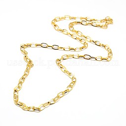 Cable Chain Necklace Making, with Lobster Claw Clasps