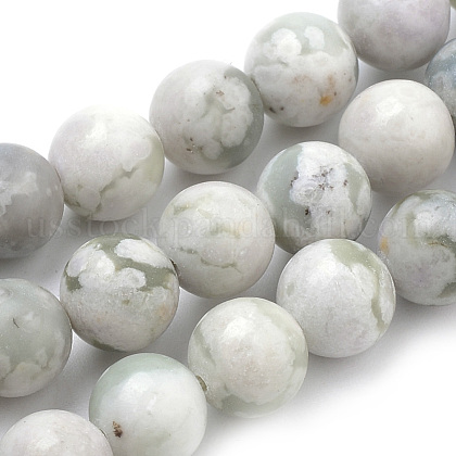 Natural Peace Jade Beads Strands US-G-S259-25-8mm-1