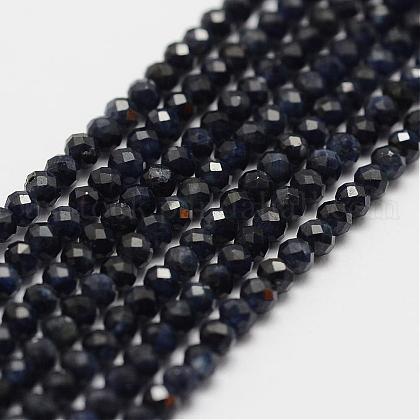 Natural Sapphire Bead Strands US-G-P270-2mm-23-1