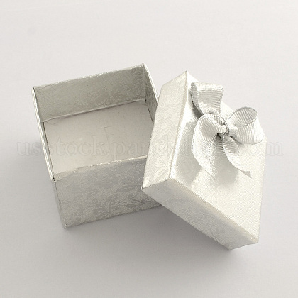 Valentines Day Presents Packages Square Cardboard Ring Boxes US-CBOX-S010-A01-1