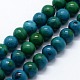 Synthetic Chrysocolla Beads Strands US-G-I199-34-8mm-1