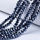 Electroplate Glass Beads Strands US-EGLA-A034-P4mm-A18-1