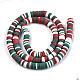 Handmade Polymer Clay Beads Strands US-CLAY-R089-6mm-091-2