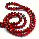 Baking Painted Glass Round Bead Strands US-X-DGLA-Q019-8mm-49-3